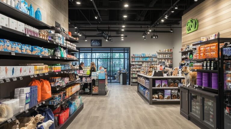 Normativas esenciales para la disposición de una tienda de mascotas con la góndola de tienda